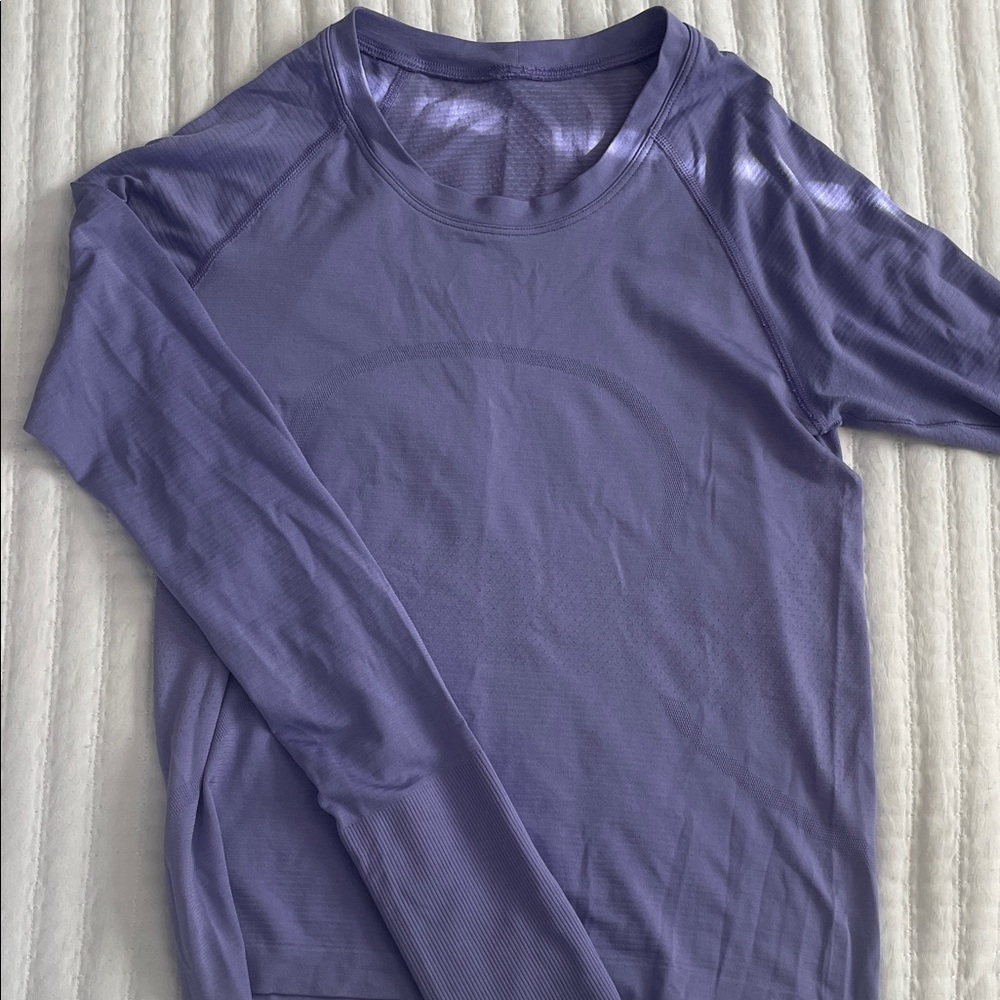 Lululemon swiftly tech dusty lilac size 4 race length